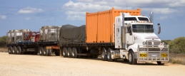 Yellow Heavy Haul Truck