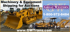 Heavy Machinery Equipment Shipping for Auctions